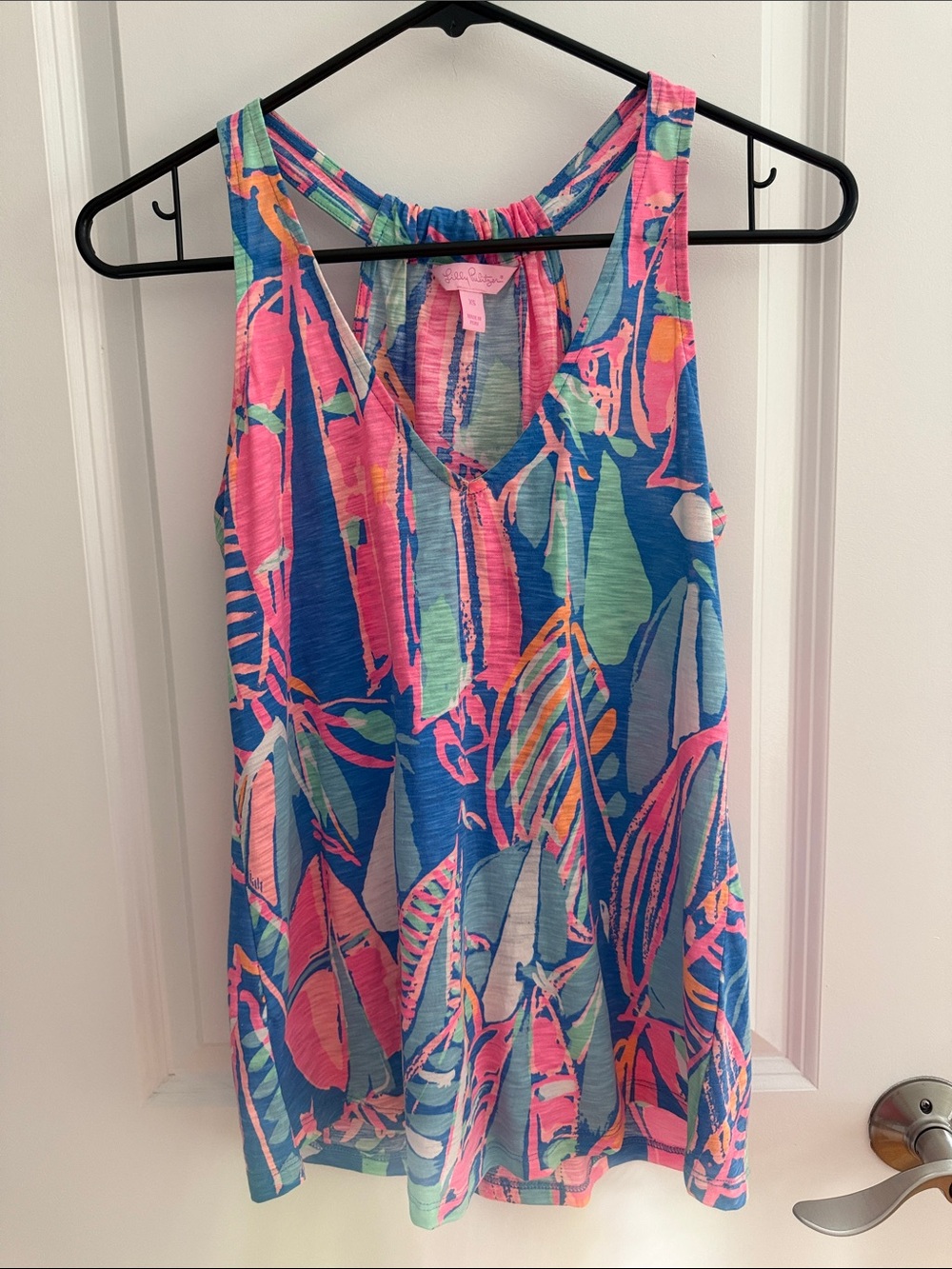 EUC Lilly Pulitzer Tank - Sail boats
